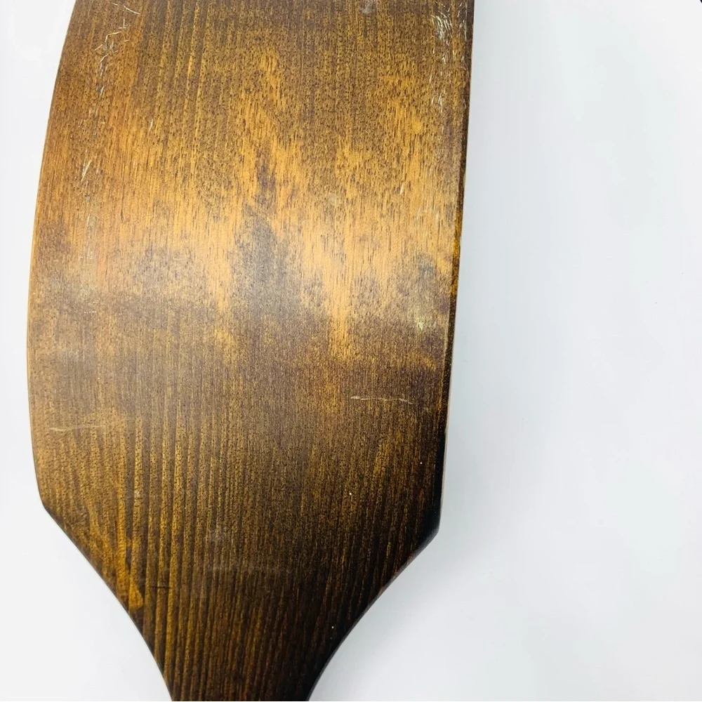Vintage Mid-Century Wooden Wall Art – 18” Large Fork & Spatula Set